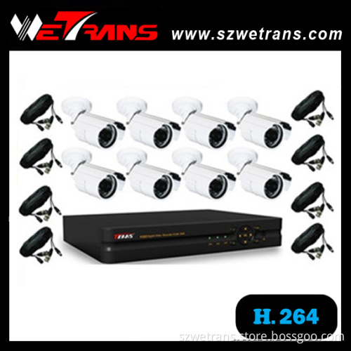 8CH H. 264 Real Time CCTV DVR Kit (CCTV KIT-5208BFP-B)